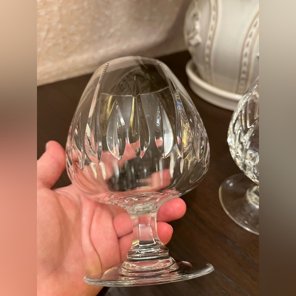 SET OF 2 MIKASA ARCTIC LIGHTS CRYSTAL BRANDY GLASSES/SNIFTERS - Picture 8 of 10